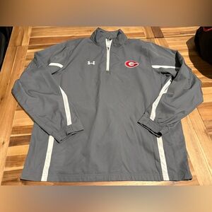 Underarmour men’s vintage Georgia Bulldogs pullover jacket XL